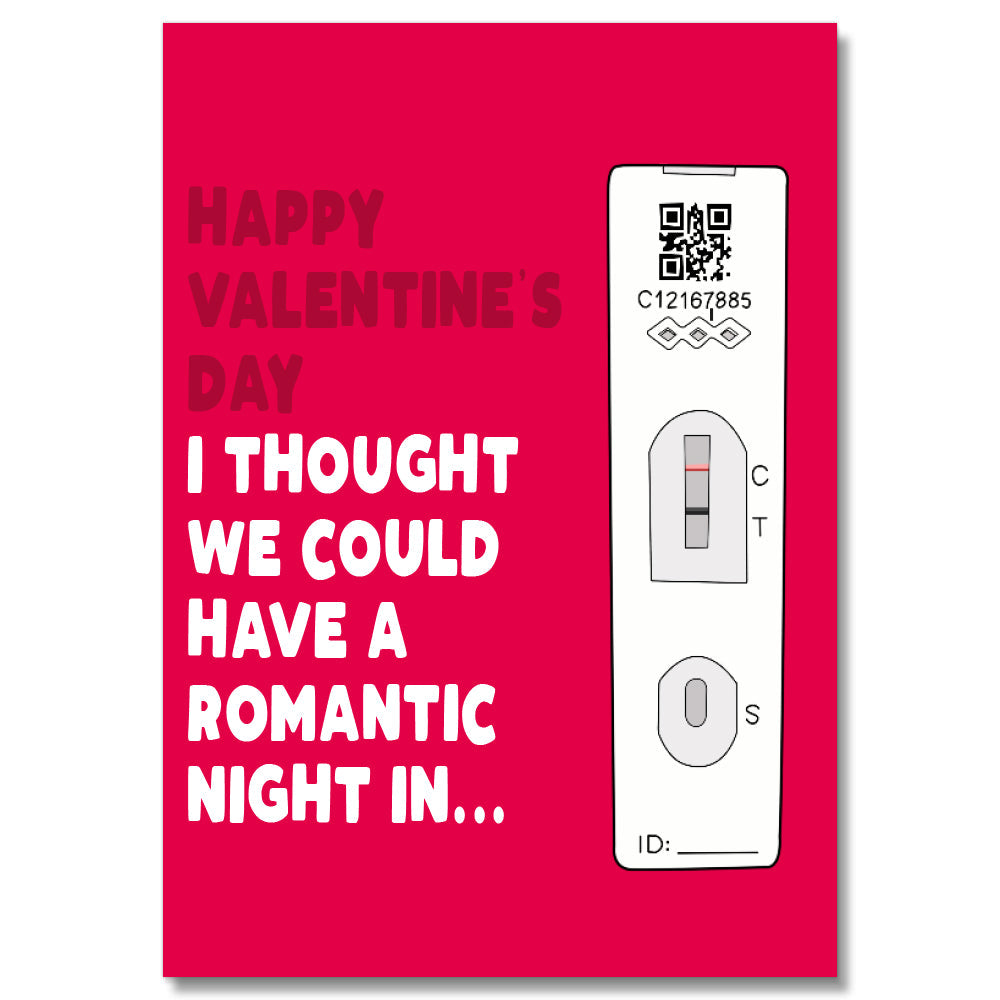 Valentine'S Covid Coronavirus Test Card PACK OF 6 #1 image